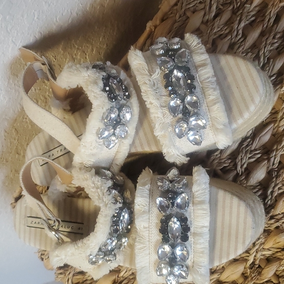 Zara Platform Espardilles size 41 EU